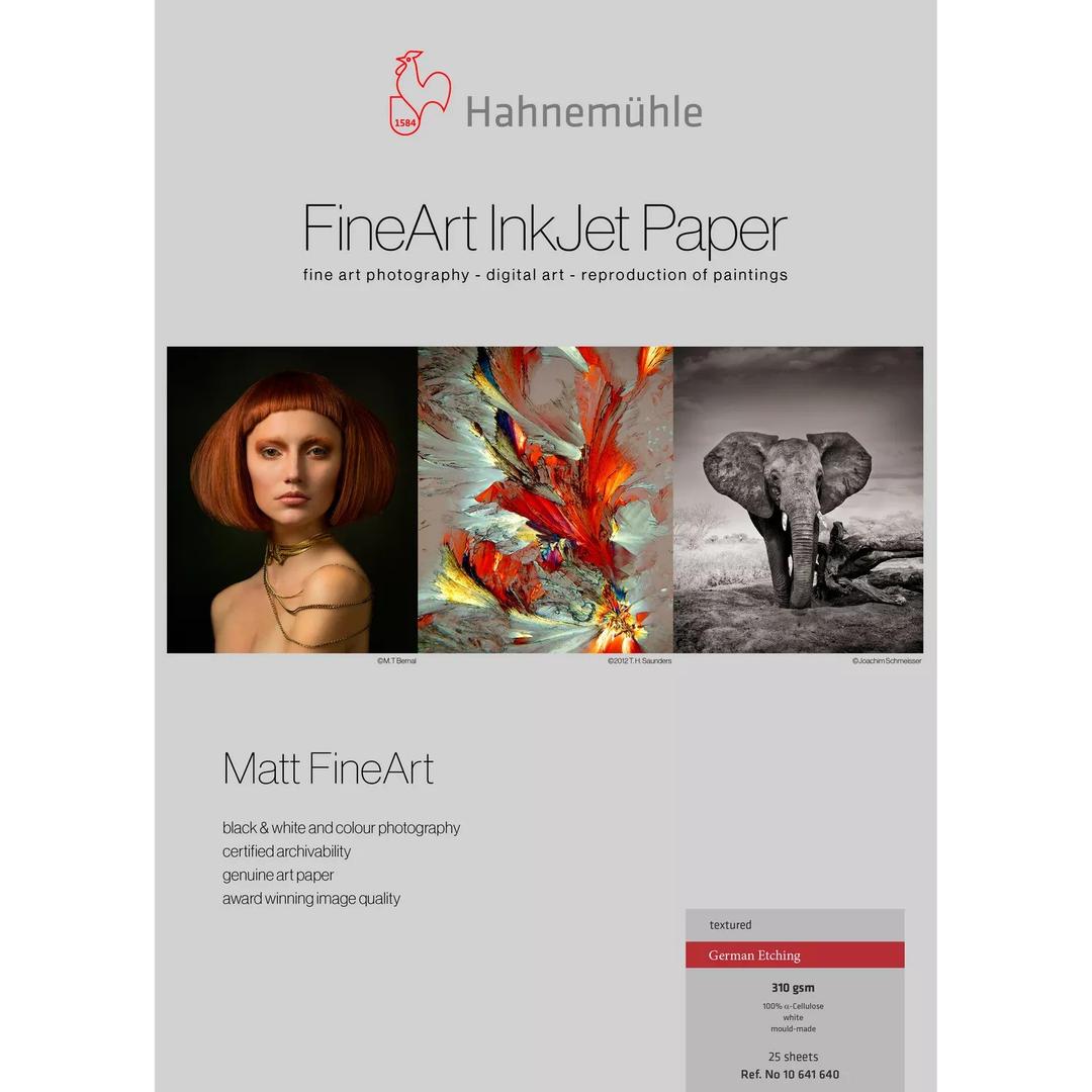 Hahnemuhle German Etching 310gsm A2 25 Sheets