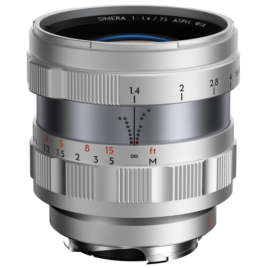 Thypoch Simera 75mm f1.4 for Leica M Mount - Silver