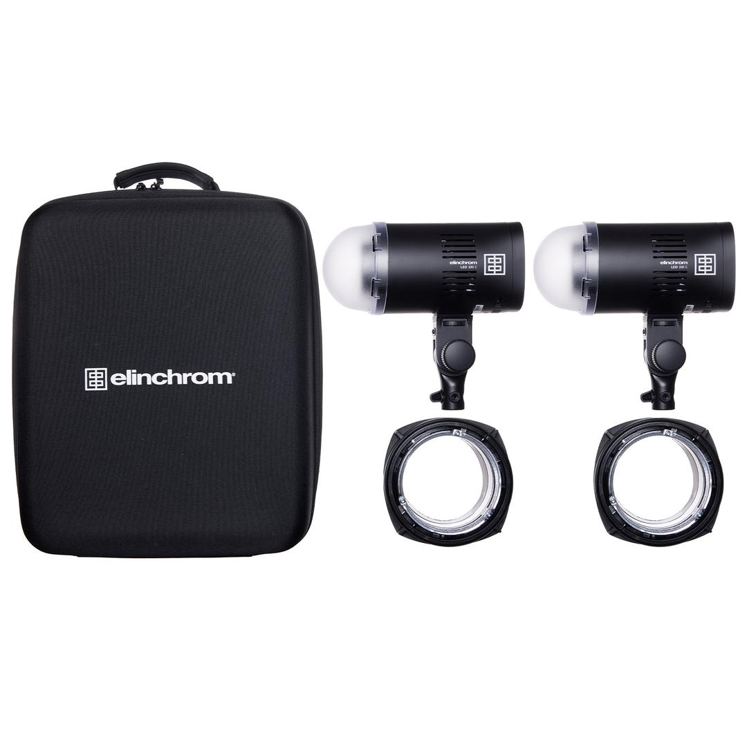 Elinchrom LED 100 C with 100W Fast Charger - Dual Head Kit