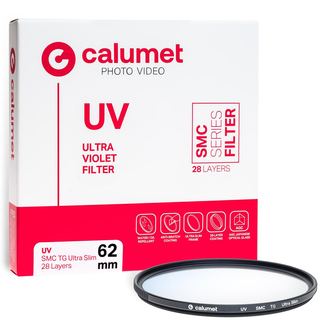 Calumet 62mm UV SMC TG Ultra Slim Filter