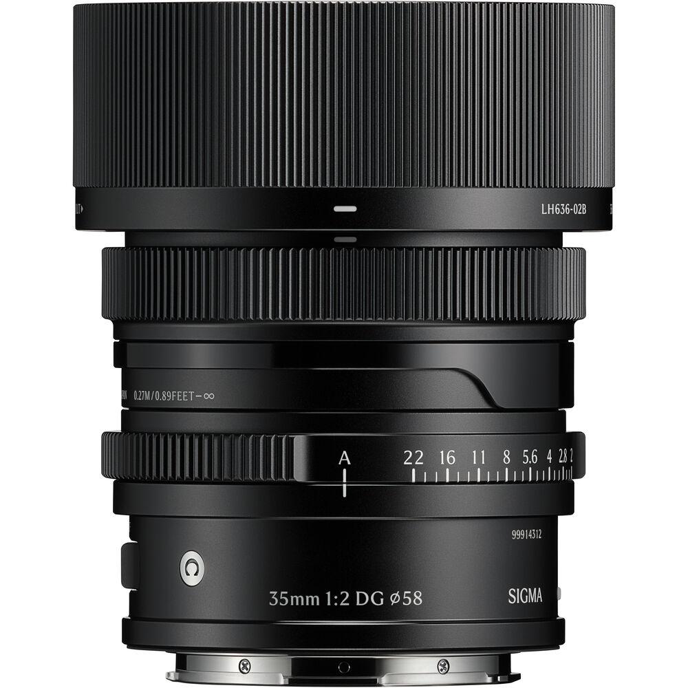 Sigma 35mm f2 DG Contemporary Lens for L-Mount - Black