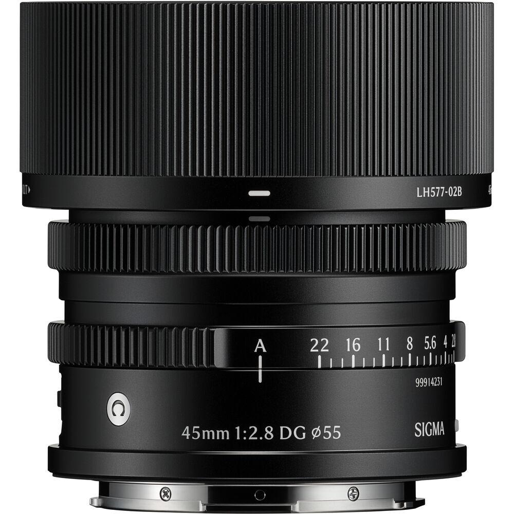 Sigma 45mm f2.8 DG Contemporary Lens for L-Mount - Black