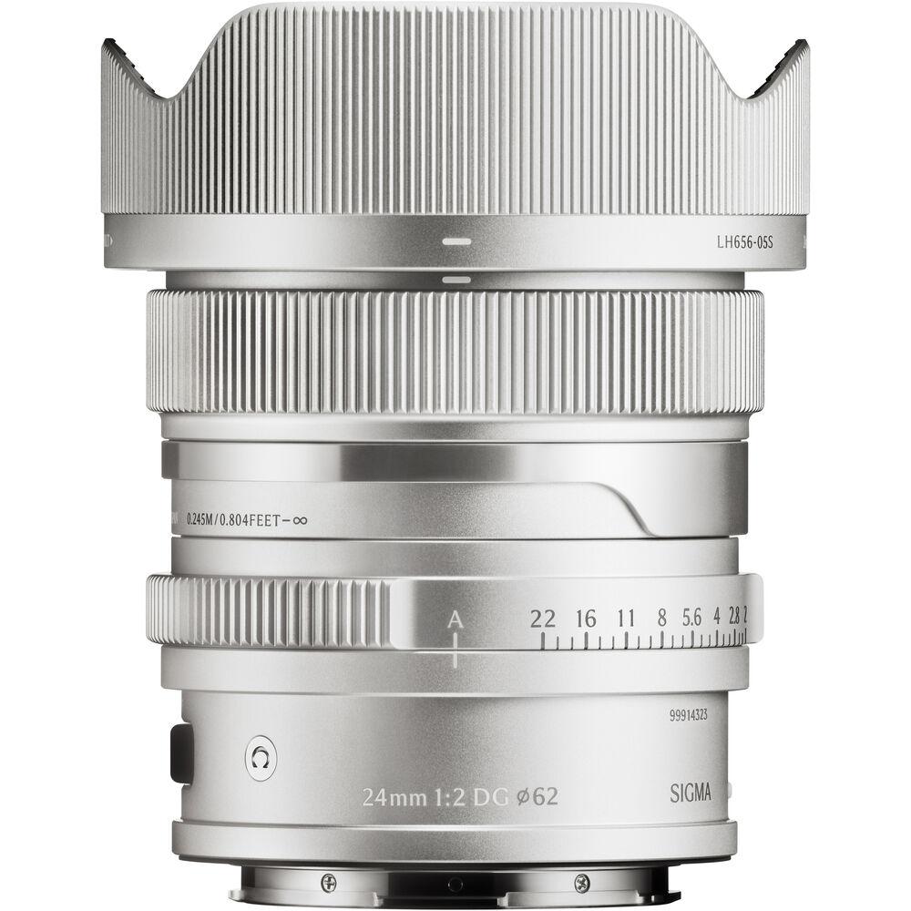 Sigma 24mm f2 DG Contemporary Lens for L-Mount - Silver
