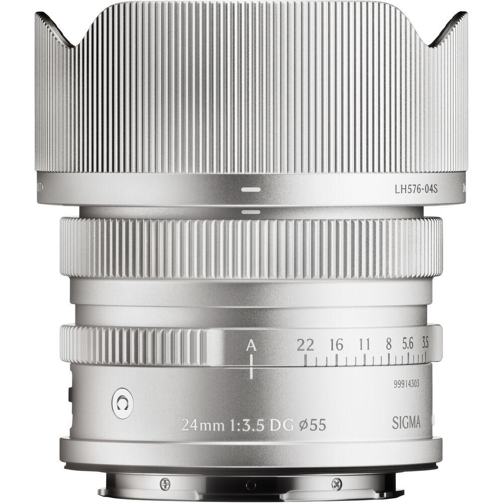 Sigma 24mm f3.5 DG Contemporary Lens for L-Mount - Silver