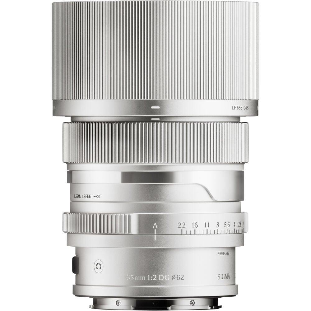 Sigma 65mm f2 DG Contemorary Lens for L-Mount - Silver