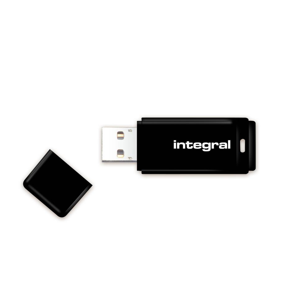 Integral 64GB USB 2.0 Flash Drive - Black