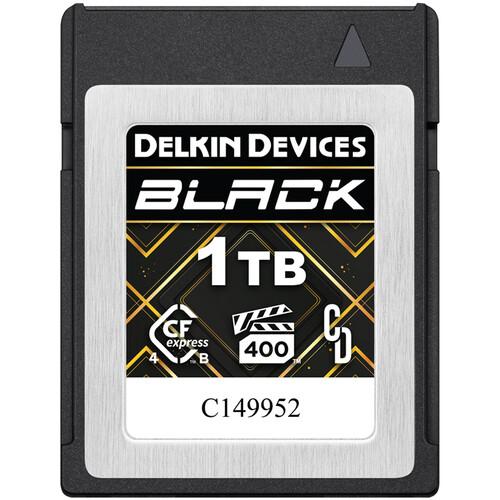 Delkin BLACK 1TB (3630MB/s) CFexpress Type B 4.0 VPG400 Memory Card