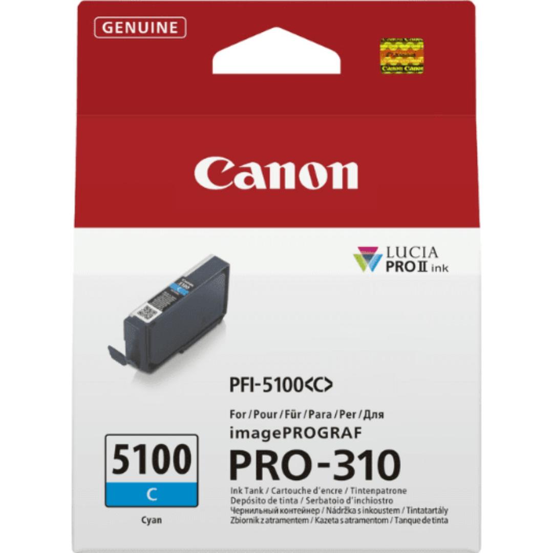 Canon PFI-5100 Cyan Ink Cartridge