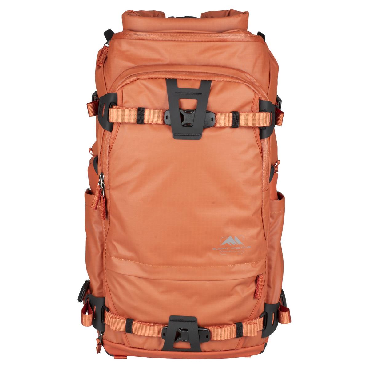Summit Creative Large Rolltop Camera Backpack Tenzing 40L - Orange