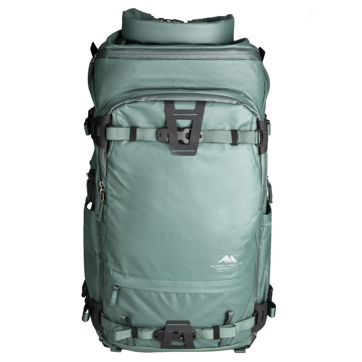 Summit Creative Large Rolltop Camera Backpack Tenzing 40L - Green