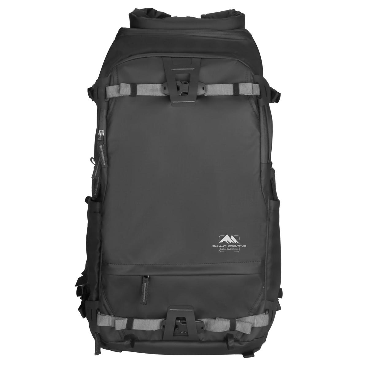 Summit Creative XLarge Rolltop Camera Backpack Tenzing 50L - Black