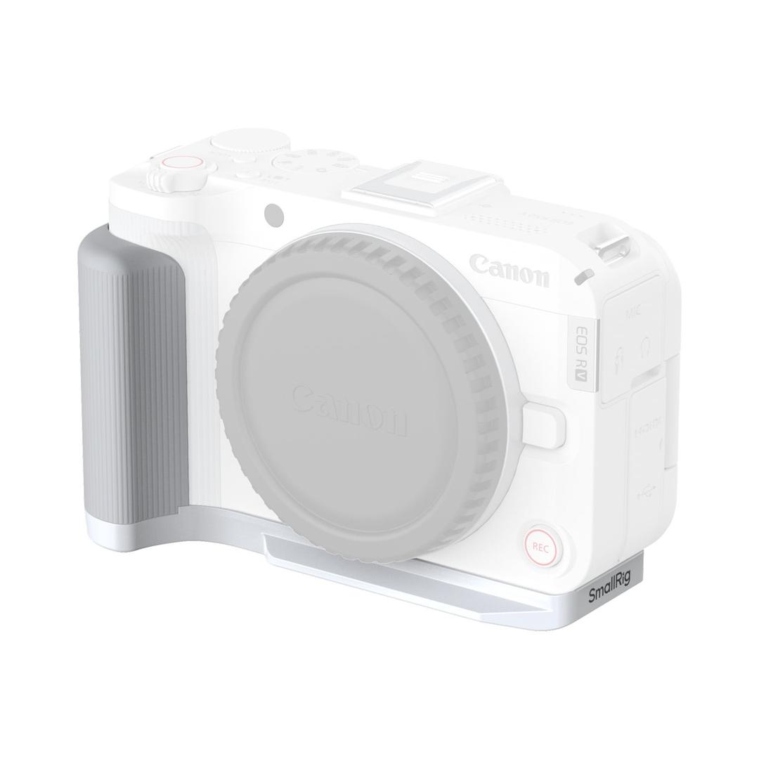SmallRig L-Shaped Mount Plate with Handle for Canon R50 V (White) 5430