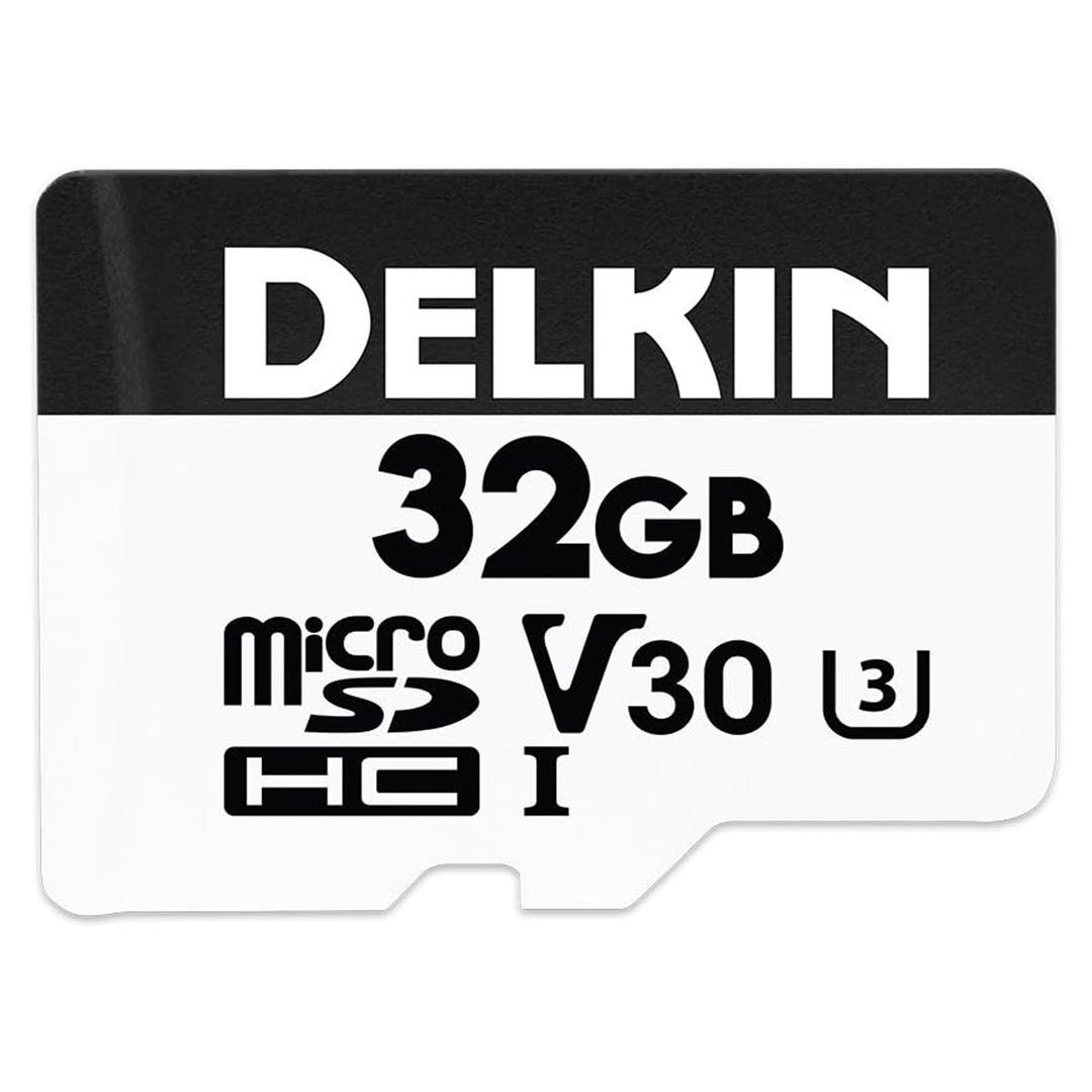 Delkin HYPERSPEED 32GB (100MB/s) UHS-I V30 microSDXC Memory Card