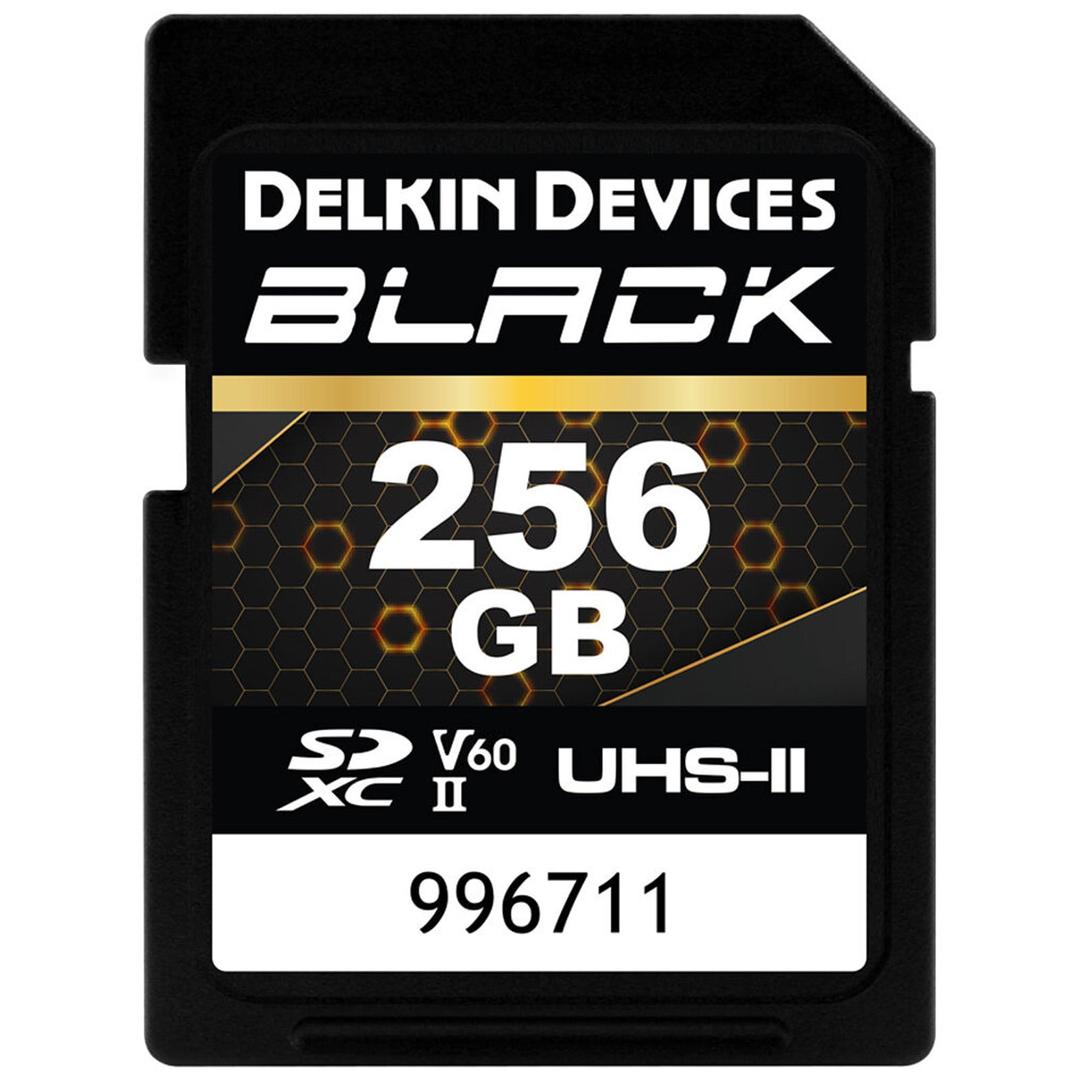 Delkin BLACK 256GB (290MB/s) UHS-II V60 SDXC Rugged Memory Card