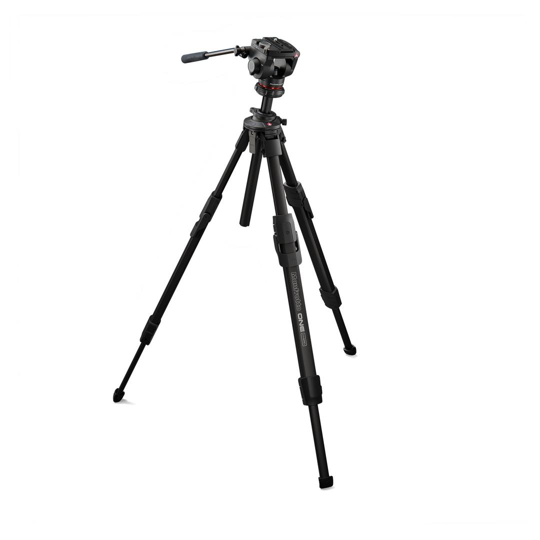 Manfrotto ONE Aluminium Tripod with 500X Fluid Head
