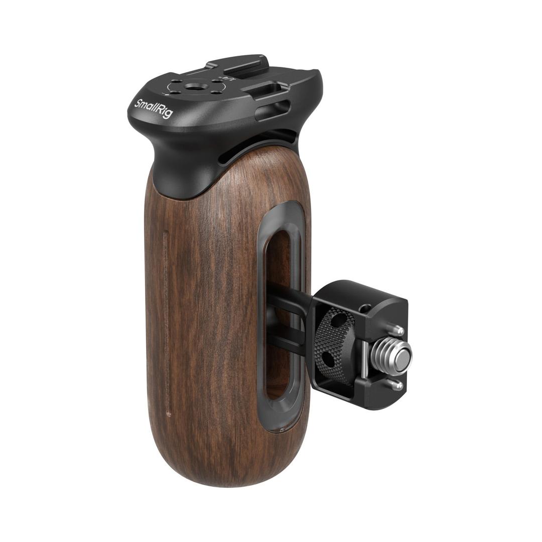 SmallRig Wooden Side Handle with 1/4in-20 and 3/8in-16 ARRI Locating Screws 5238