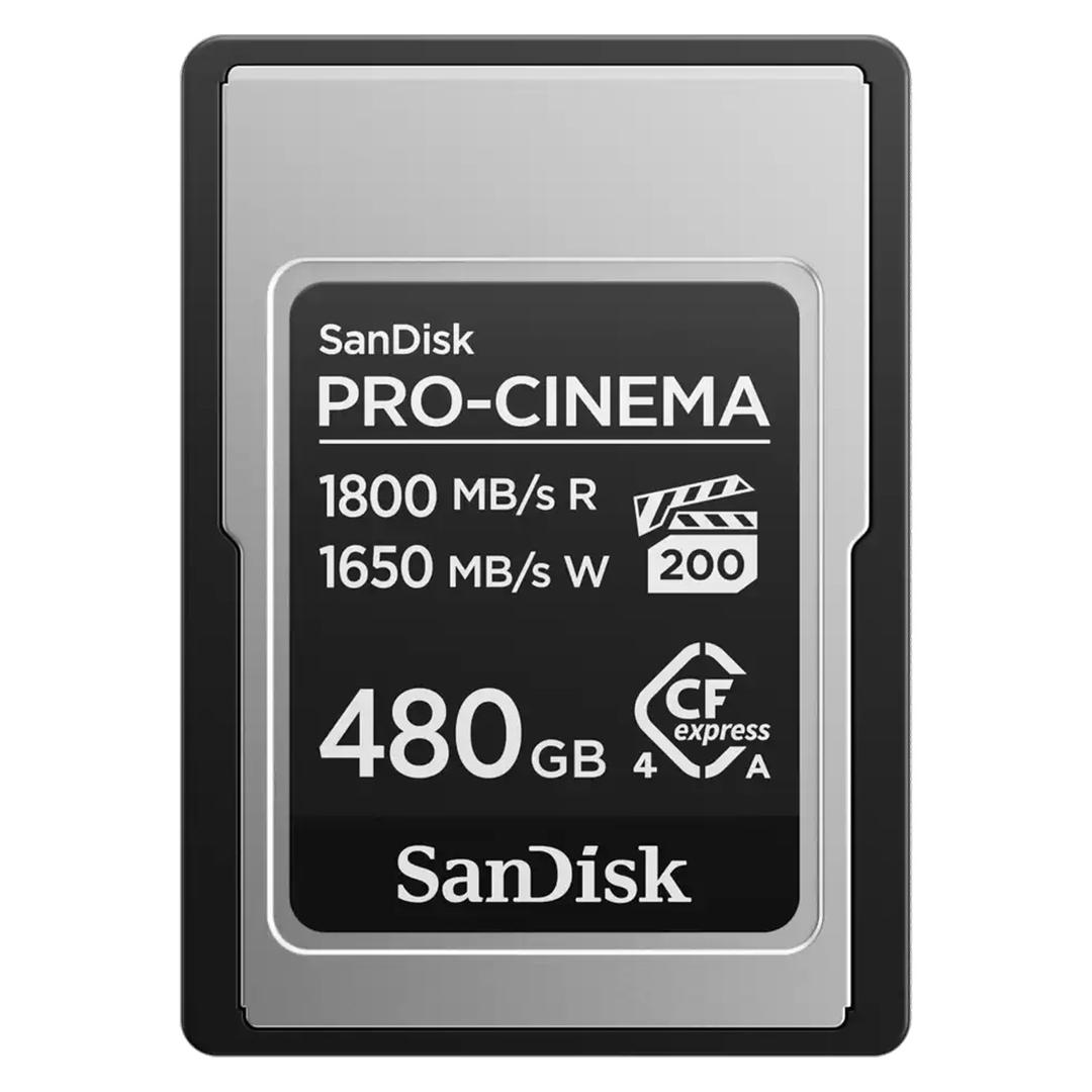 SanDisk PRO-CINEMA 480GB CFexpress Type A Memory Card