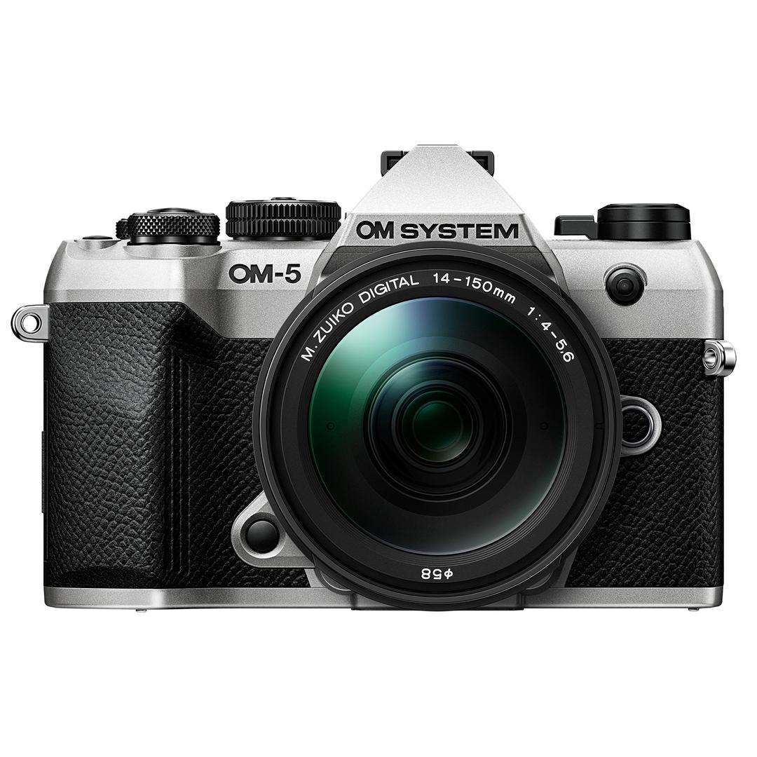 OM SYSTEM OM-5 Mark II with 14-150mm f4-5.6 II Lens - Silver