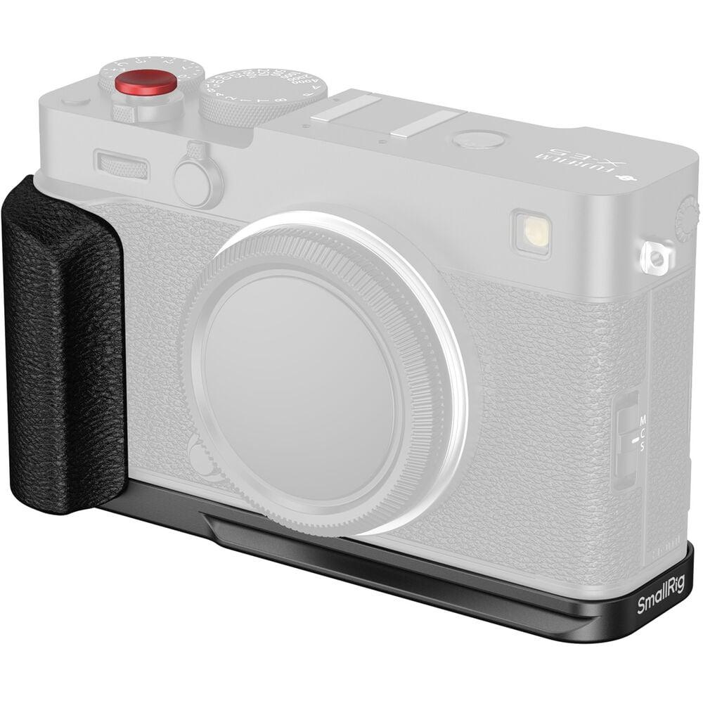 SmallRig L-Shaped Mount Plate with Silicone Handle for Fujifilm X-E5 (Black) 5448