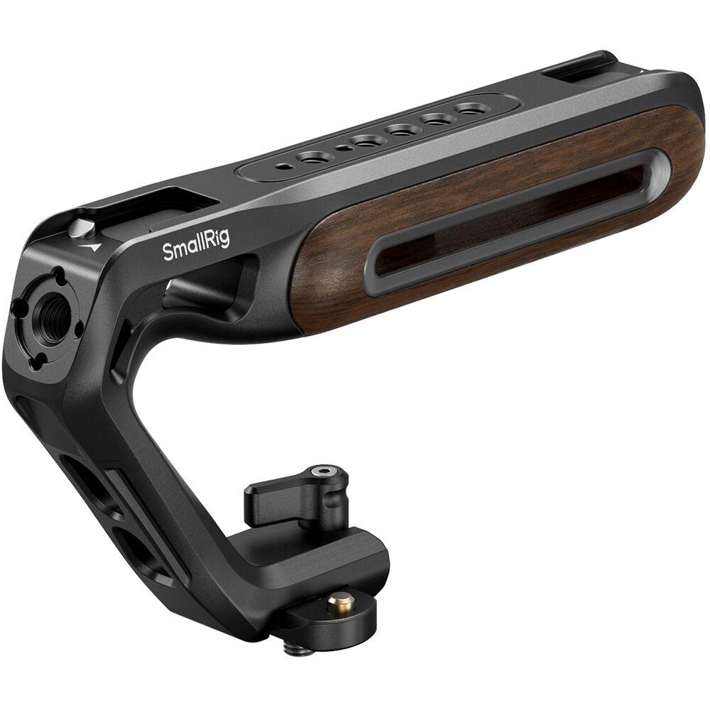 SmallRig Wooden Top Handle with NATO Clamp 5251