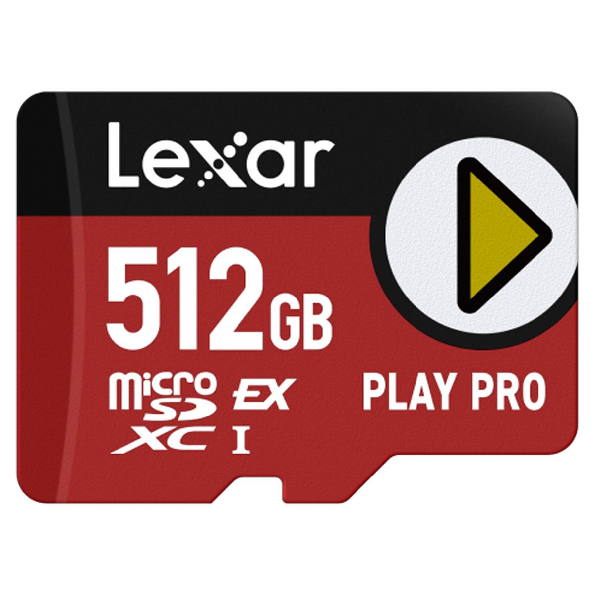 Lexar Play Pro 512GB UHS-1 V30 microSDXC