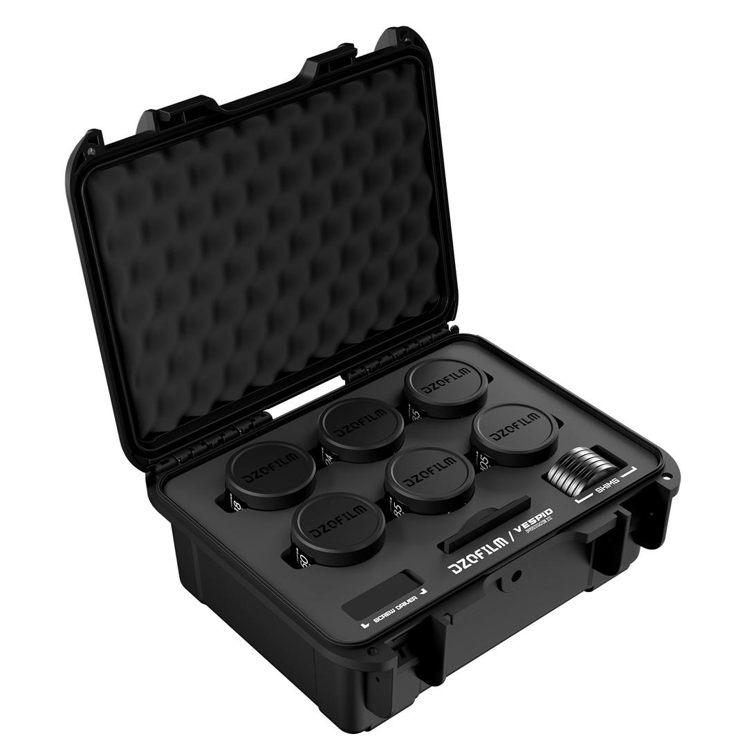 DZOFILM Vespid Prime II 18/24/35/50/85/105mm Lens Kit for PL Mount (Metric)
