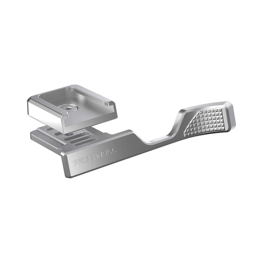 Freewell Fujifilm X100VI Thumb Grip with Cold Shoe Mount (Silver)