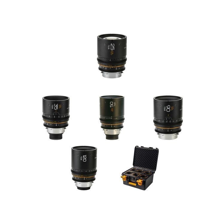 Dulens APO Triassic Prime 5 Lens Set for PL Mount (Black)