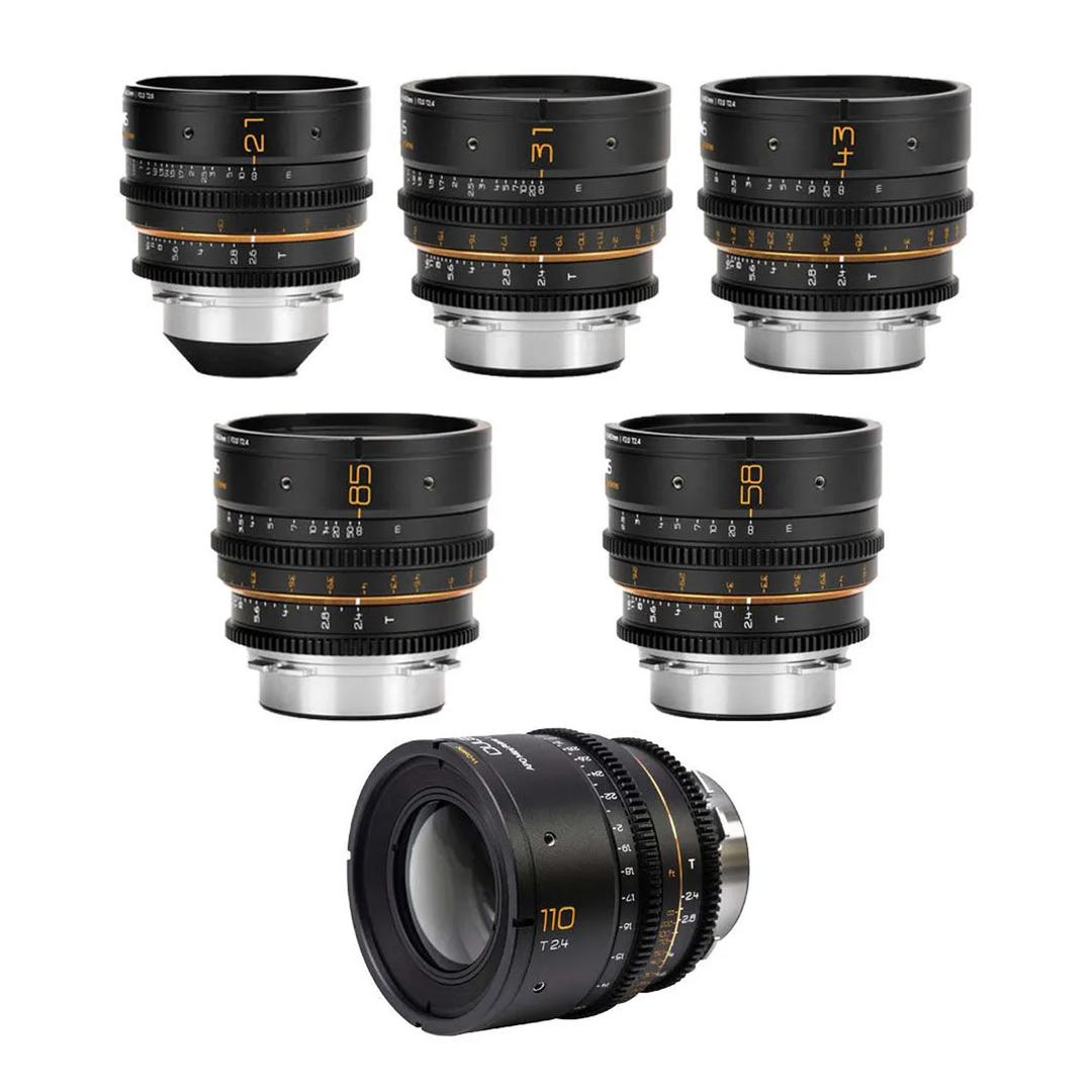 Dulens APO Mini Prime 6 Lens Set for Canon EF (Black)