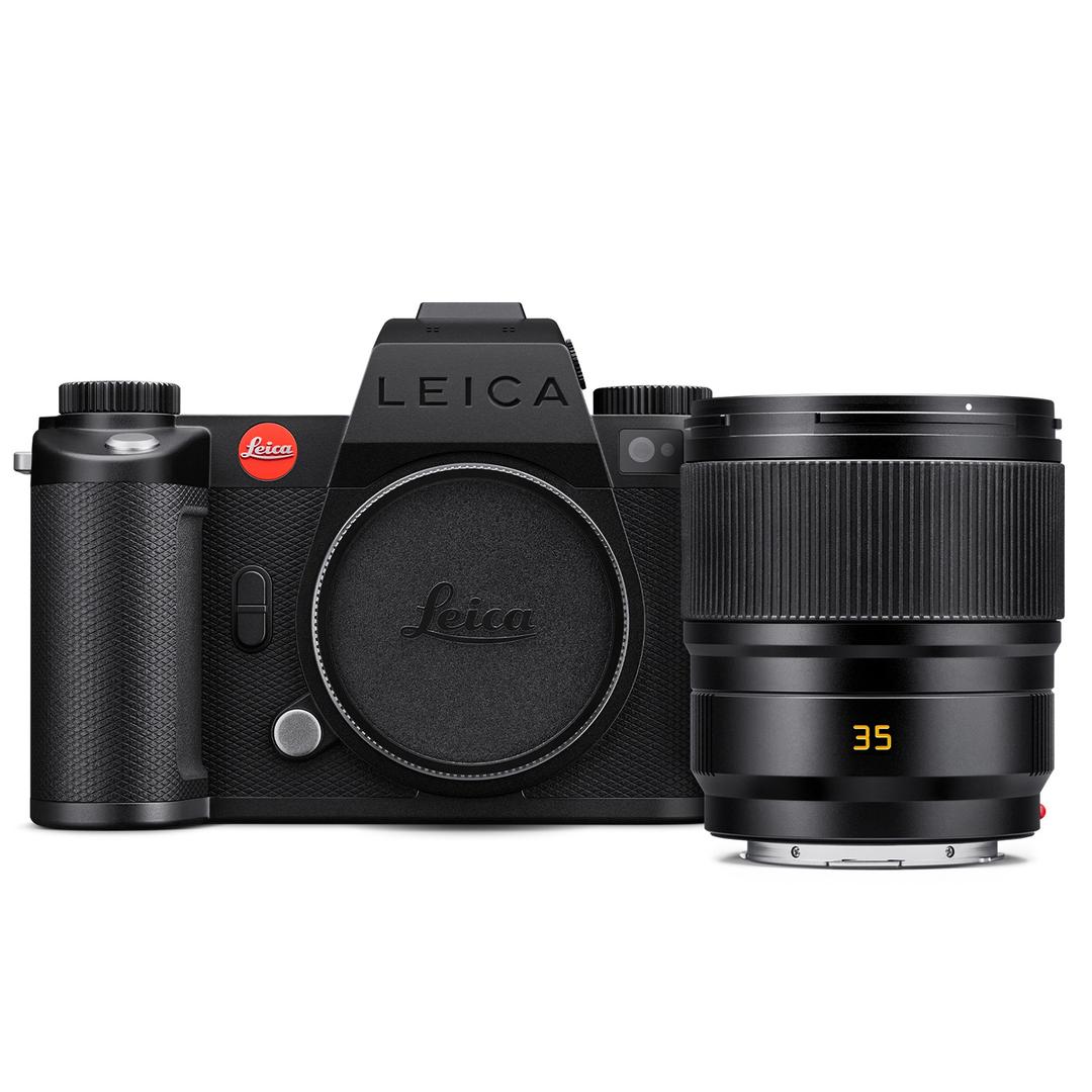 Leica SL3-S with 35mm f2 Summicron-SL ASPH Lens - Black Anodised