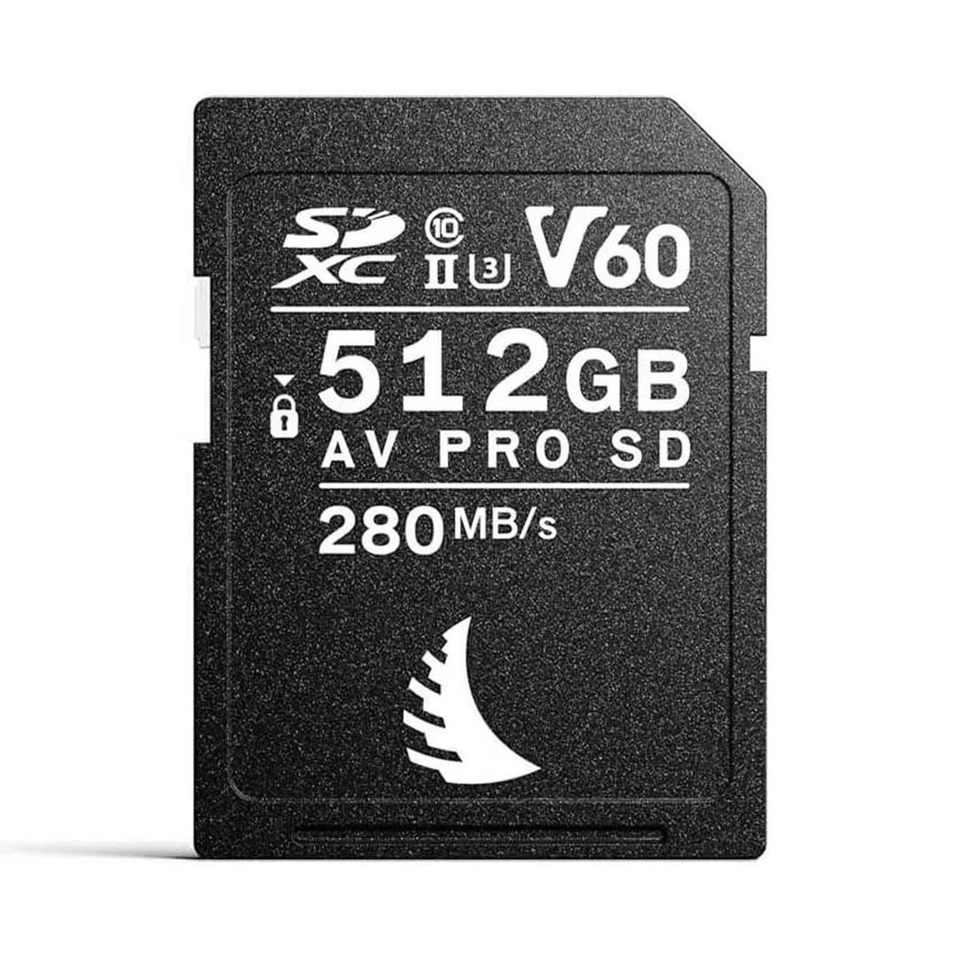 Angelbird AV PRO SD 512GB V60 UHS-II MK2 SDXC Memory Card