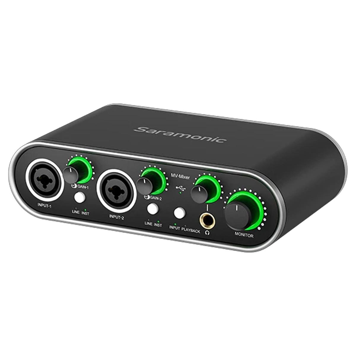 Saramonic MV-MIXER 2-Channel USB Audio Interface