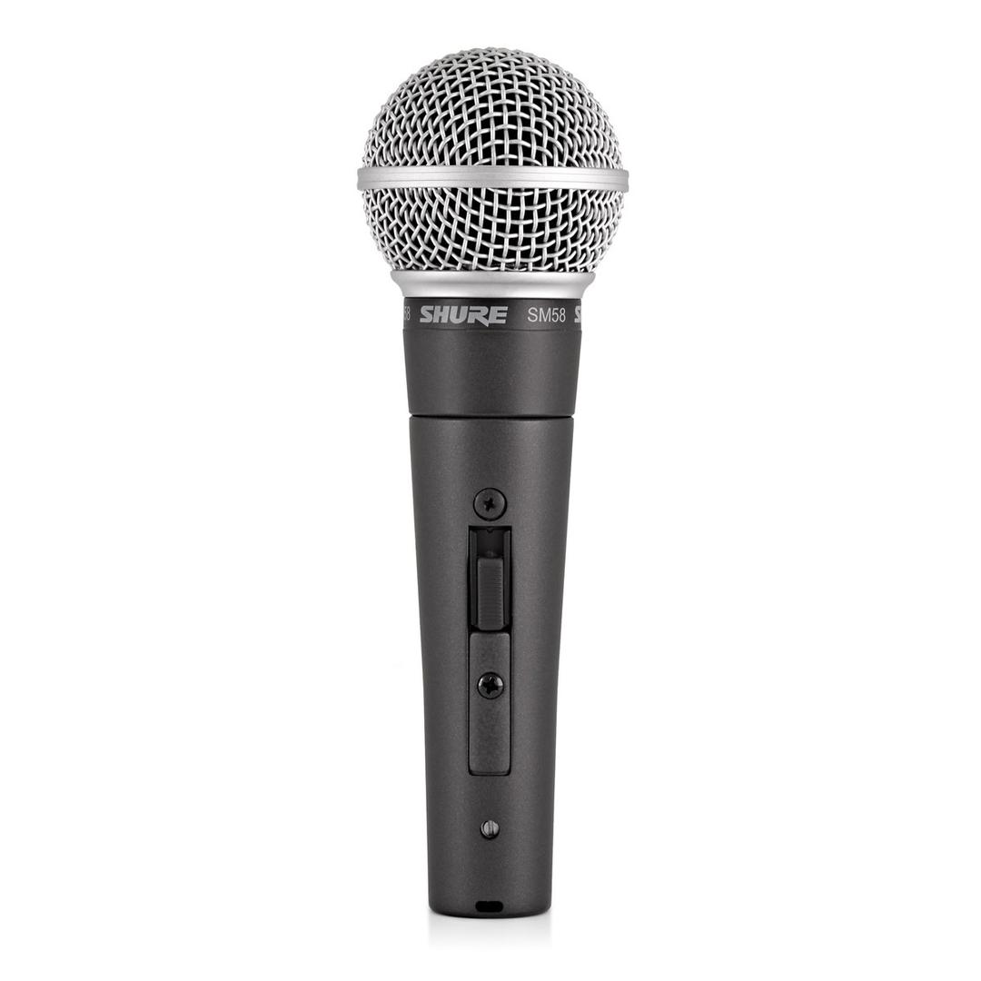 Shure SM58 Microphone with Switch Including Clip and Bag