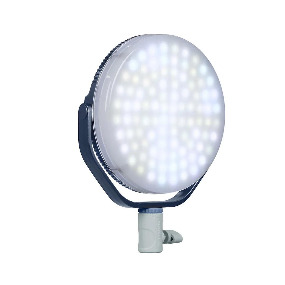 NanLite Miro 30C LED Full Colour Round Panel Light - Midnight Blue