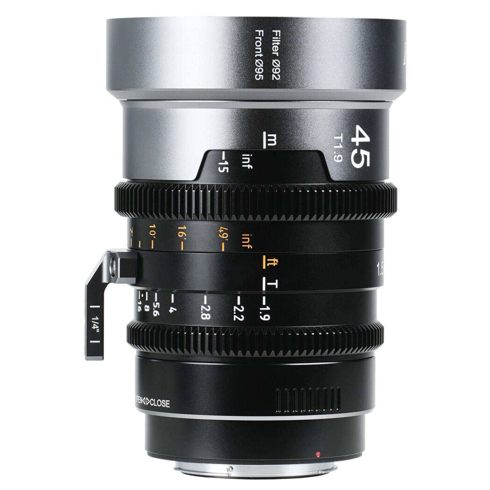 SIRUI IronStar 45mm T1.9 1.5x Cine Lens (PL/EF mount, Blue Flare)