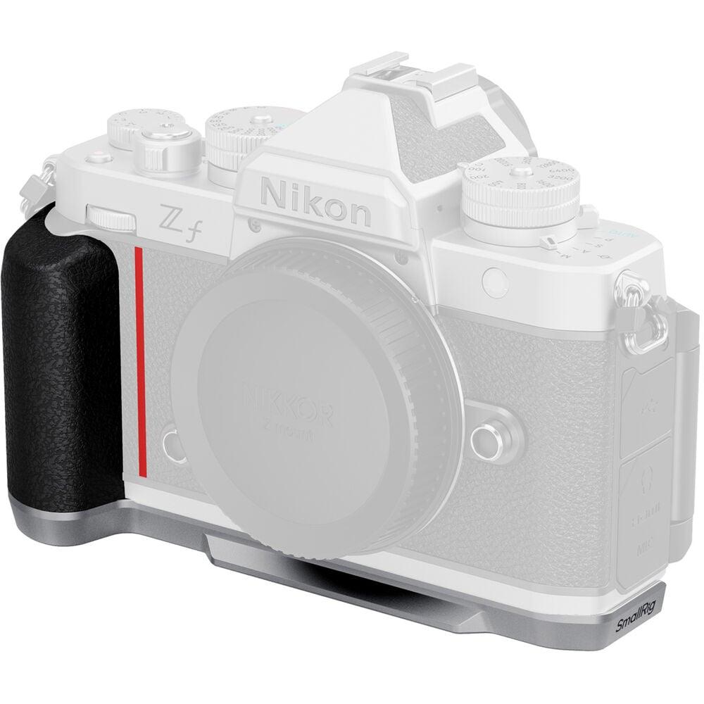 SmallRig L-Shaped Mount Plate with Silicone Handle for Nikon Z f (Silver) 5706