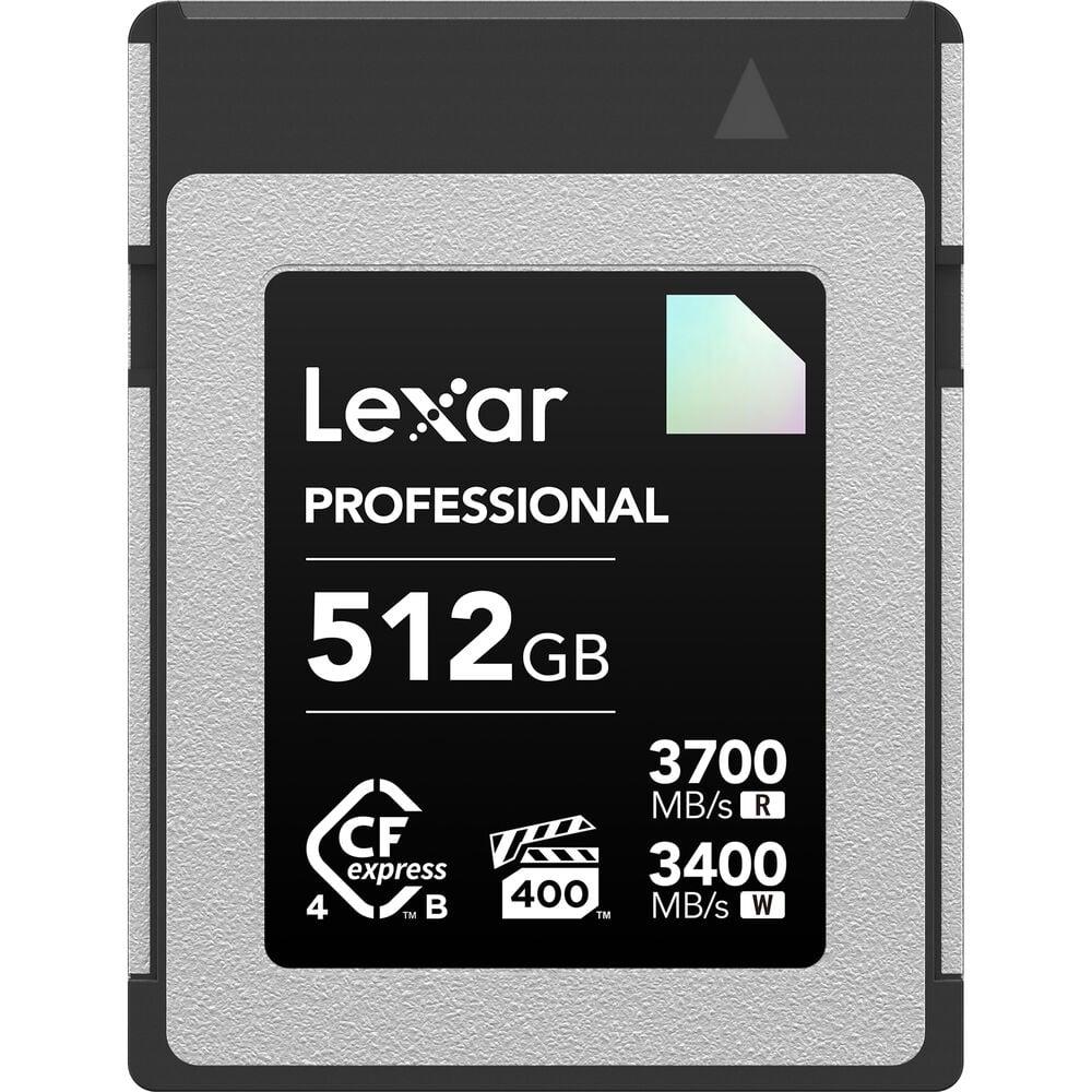 Lexar 512GB Professional (3700MB/s) Type B CFexpress 4.0 Diamond Series Memory Card