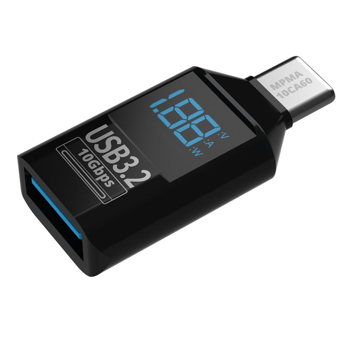 Mathorn USB Power Meter Adapter USB C to USB A