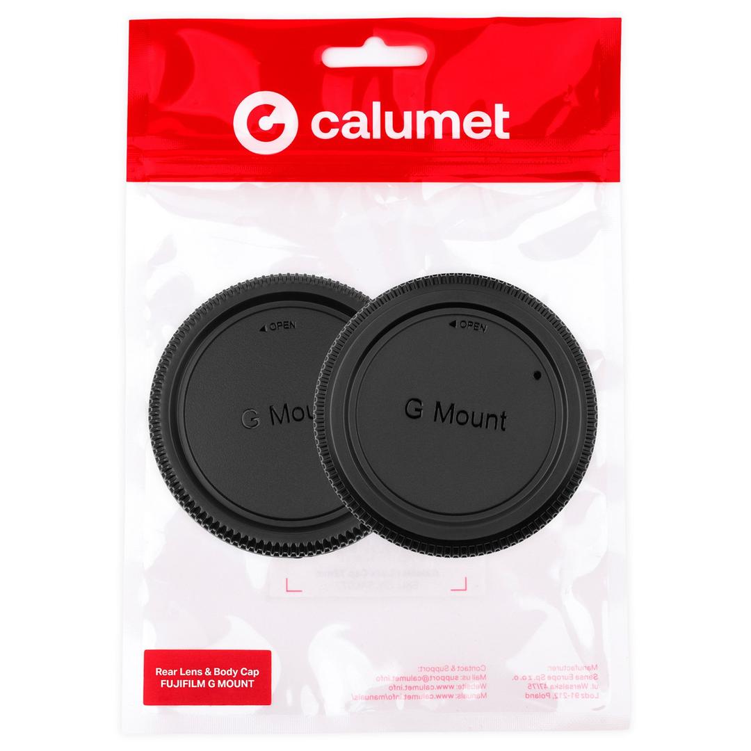 Calumet Rear Lens & Body Cap Kit - Fujifilm G Mount