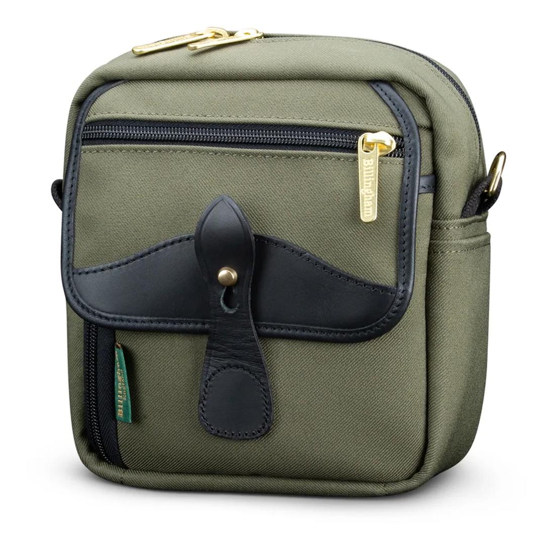 Billingham Pola Stowaway Shoulder Bag - Sage FibreNyte / Black