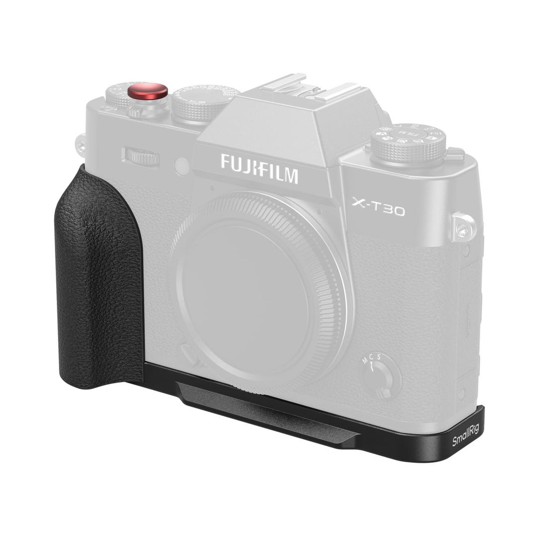 SmallRig L-Shaped Mount Plate with Silicone Handle for Fujifilm X-T30/II/III (Black) 5663