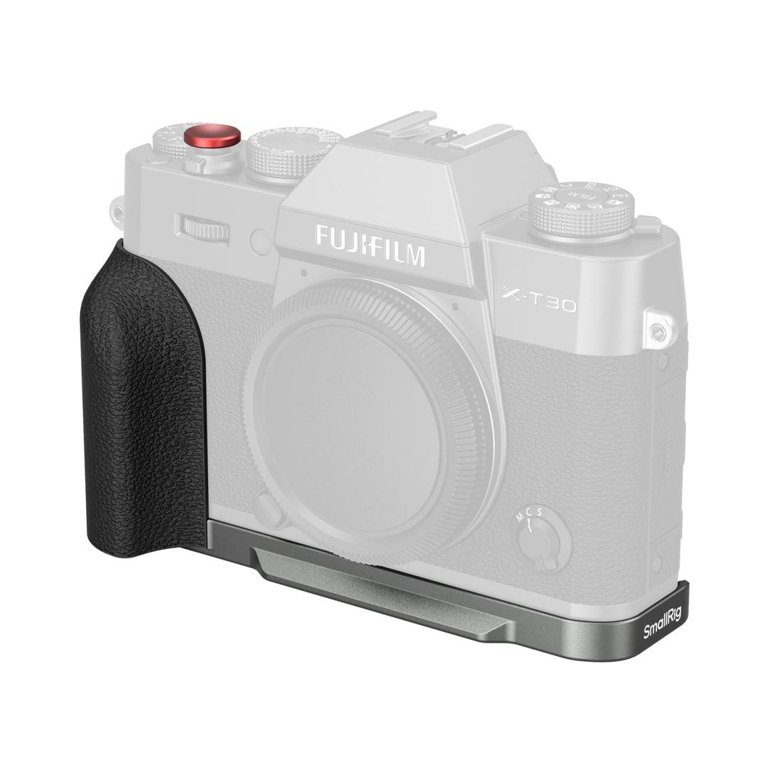 SmallRig L-Shaped Mount Plate with Silicone Handle for Fujifilm X-T30/II/III (Charcoal Silver) 5665