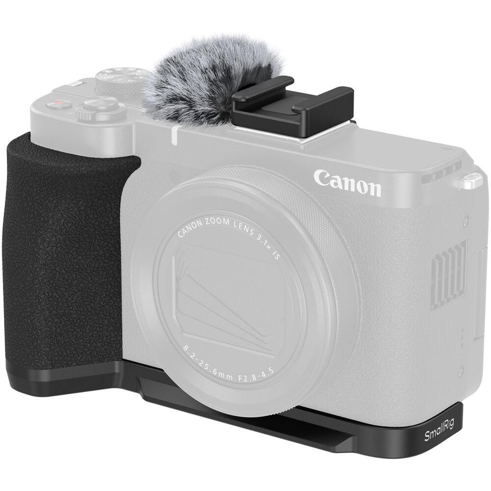 SmallRig L-Shaped Mount Plate for Canon PowerShot V1 (Black) 5808