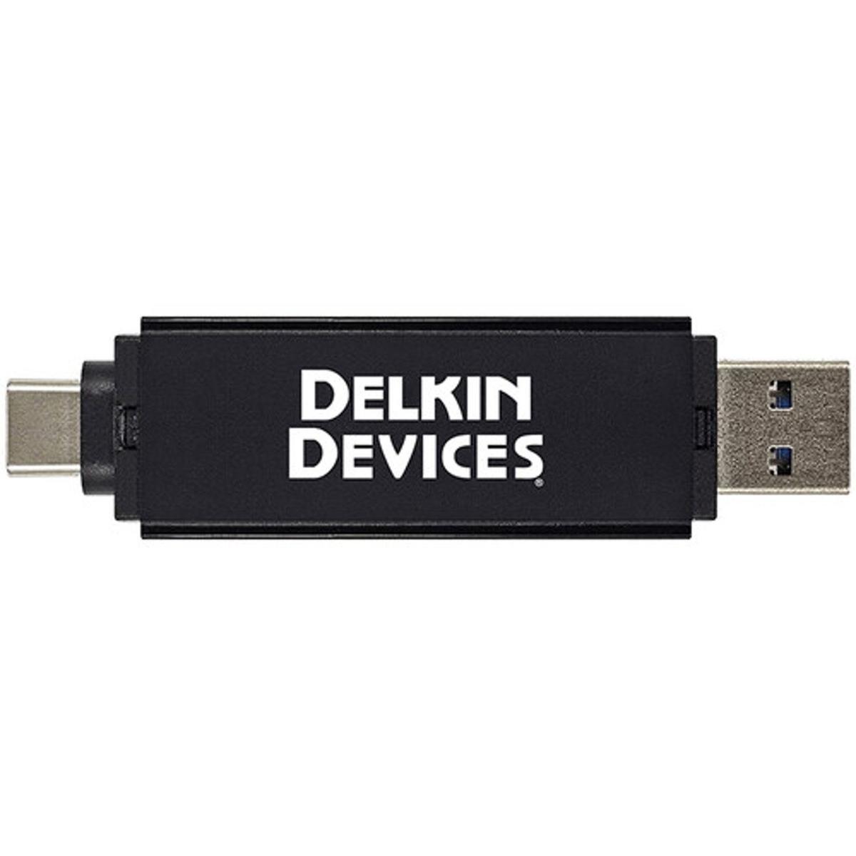 Delkin USB 3.1 Type A/C SD and microSD Card Reader