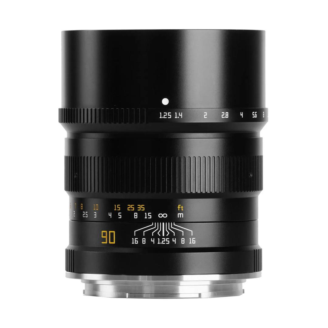 TTArtisan 90mm f1.25 Lens for Fujifilm GF Mount - Black