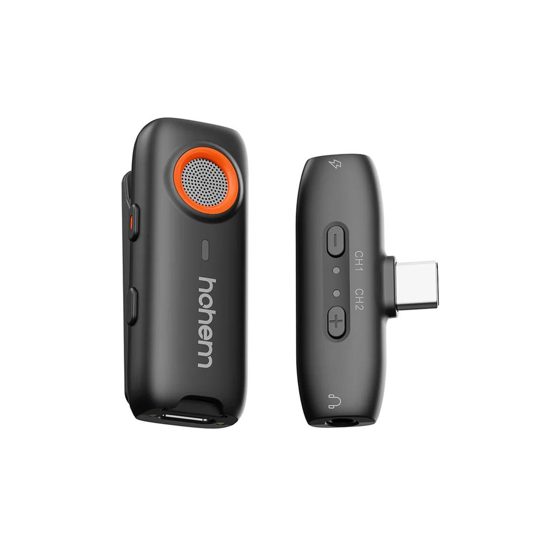 Hohem Plug and Play Mic 1TX+1RX USB-C Set