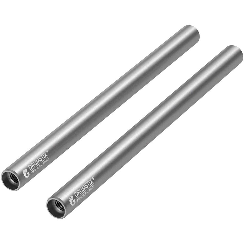 Bright Tangerine Drumstix Structural Alloy Threaded 15mm Rod Pair - 9in (22.8cm)