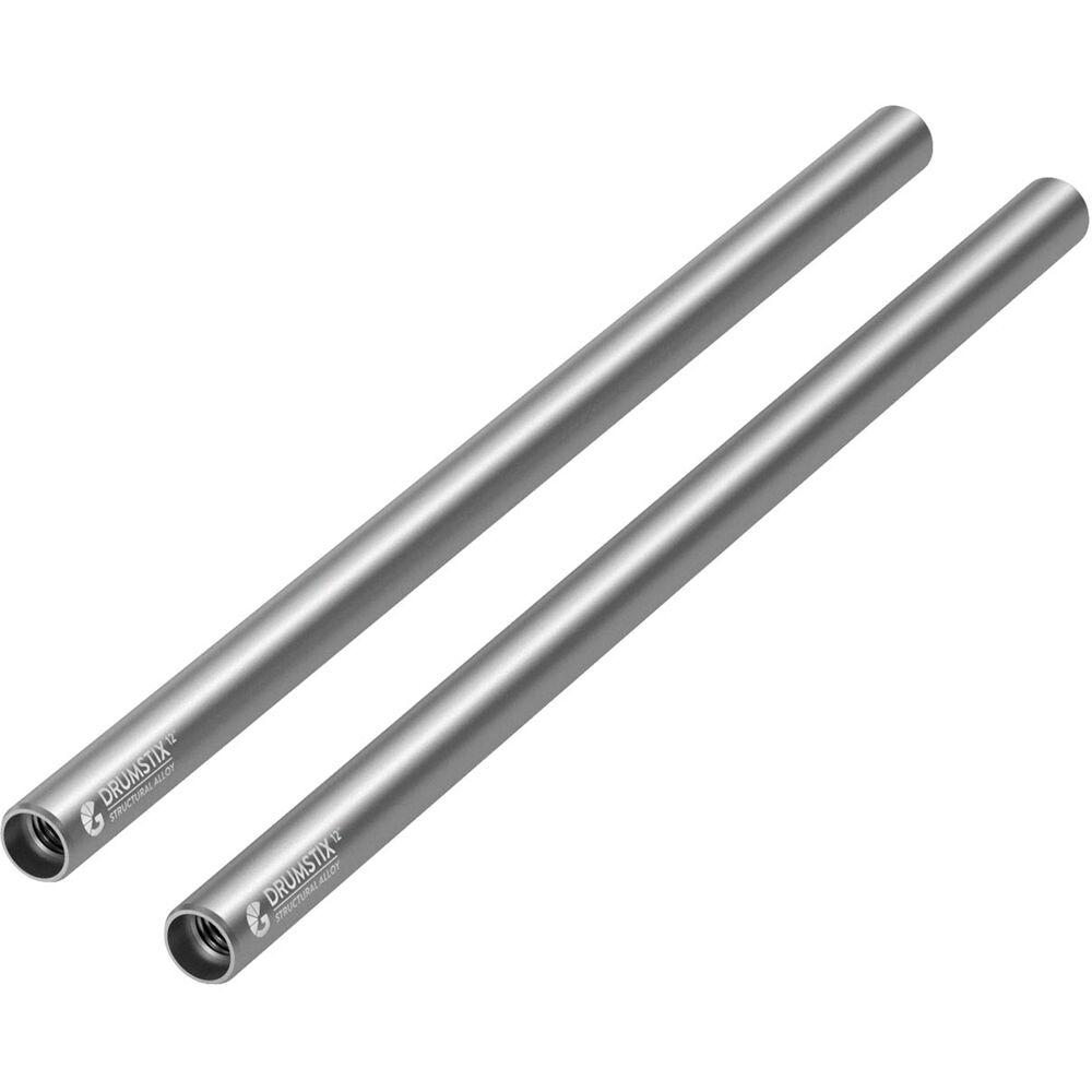 Bright Tangerine Drumstix Structural Alloy Threaded 15mm Rod Pair - 12in (30.4cm)