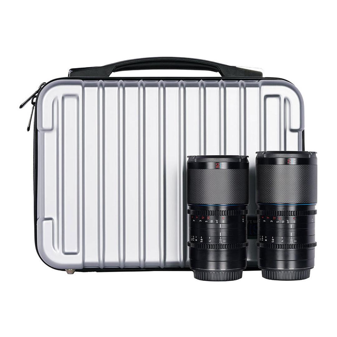 SIRUI Saturn 1.6x Anamorphic Lens Set E Mount (50mm, 75mm, Neutral Flare)