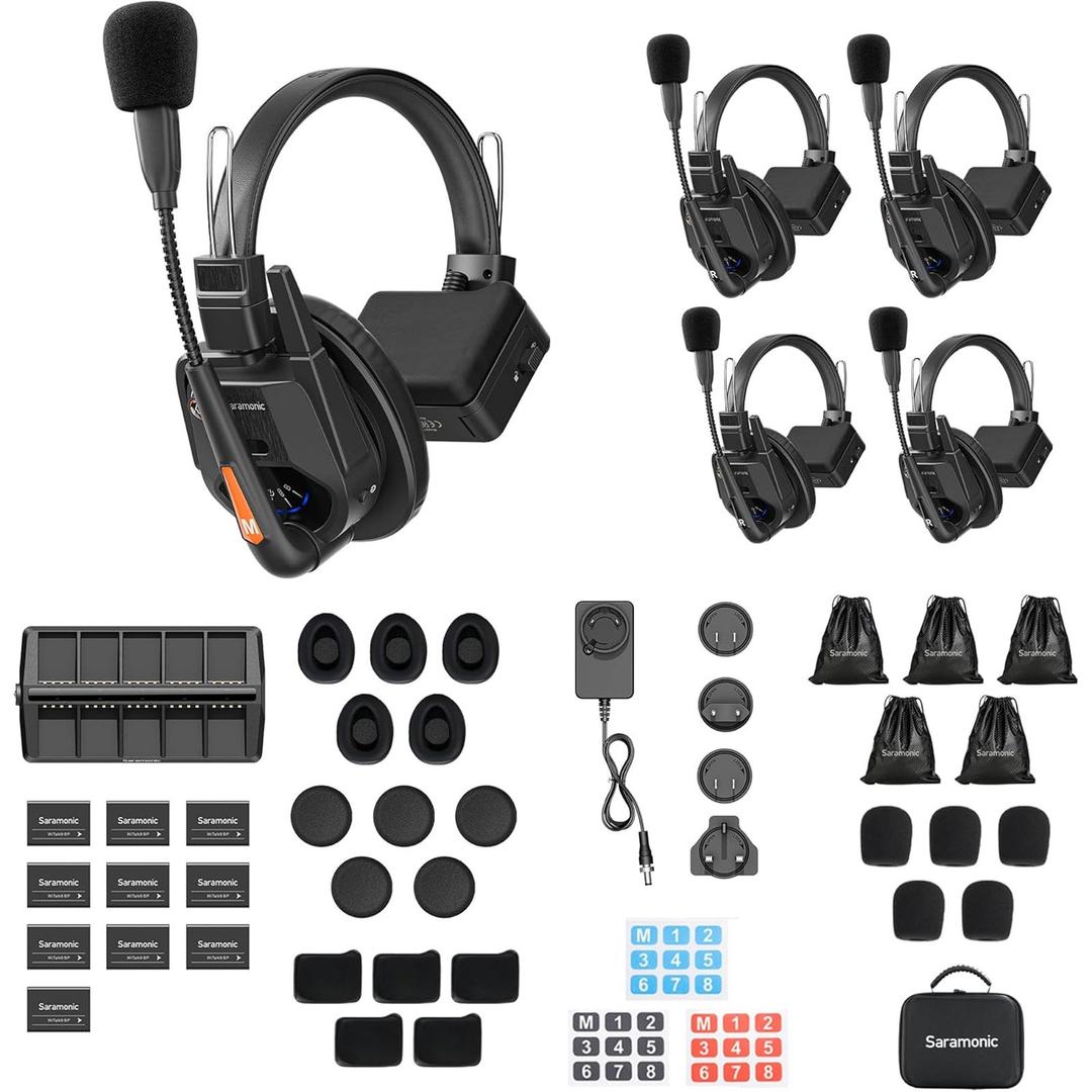 Saramonic Witalk9-5S Wireless Intercom Headset System